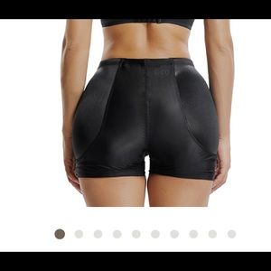 Hip butt enhancer biker shorts